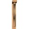 Ekena Millwork Funston Block Smooth Bracket w/ Offset Brace, Western Red Cedar, 3 1/2"W x 20"D x 24"H BKT0402X20X24FST05SWR - alternate 2
